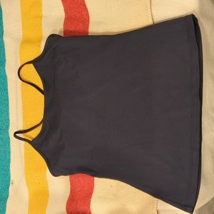 Prana yoga tank top with bra - small